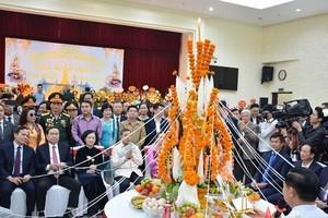 Lao Embassy in Vietnam celebrates traditional New Year 