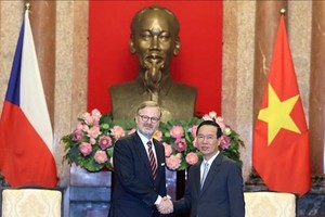 President Vo Van Thuong hosts Czech Prime Minister Petr Fiala