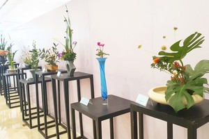 Japanese flower arrangement exhibition opens in HCMC