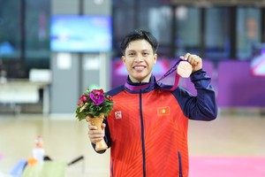 Reward of US$16,433 for each gold medal from 19th Asian Game