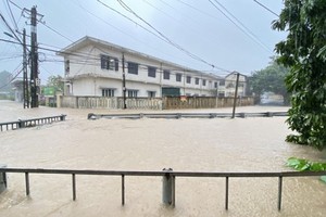 Rainfall-triggered landslide blocks Hai Van Pass, flooding prompts evacuations