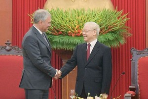 Party chief suggests ways to foster Vietnam-Russia relations