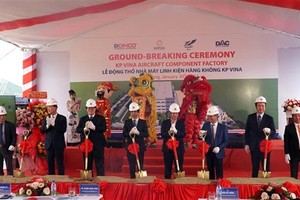 Construction starts on aircraft component factory in Da Nang