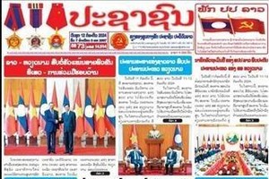 Lao media extensively cover Vietnamese President’s visit