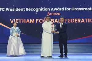 Vietnam’s youth community football honored by AFC