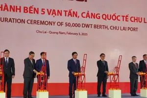 New 50,000-dwt berth officially inaugurated in Quang Nam Province