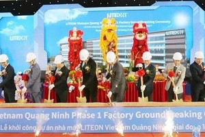 Lite-On breaks ground on US$690 mln electronics plant in Quang Ninh