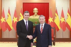 Vietnam wants to deepen comprehensive cooperation with Spain: Party chief