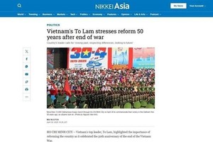 Nikkei Asia highlights Vietnamese people’s pride at reunification celebration