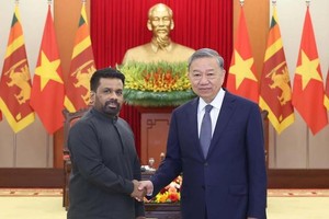 Vietnamese Party leader receives Sri Lankan President
