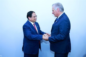 Vietnamese PM meets with top Cuban leader on BRICS summit sidelines