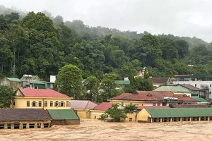 Ban Ve Hydropower Plant manages reservoir with significant water release