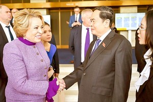 NA Chairman meets with foreign parliamentary leaders on WCSP 6 sidelines