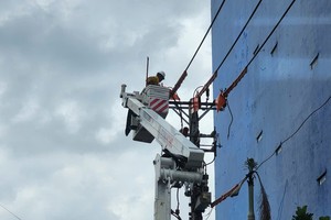 HCMC experiences power supply interruptions in many places 