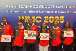 Competition brings together international mathematics talents in Da Nang