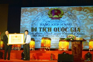 Thanh Chiem Palace is recognized as National Historic Relic Site 