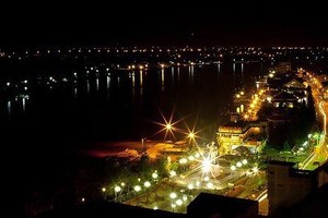 Ninh Kieu harbour in Can Tho city at night. The city will organise a lantern night festival from August 19-21 in Ninh Kieu district. (Photo: vov.vn)  