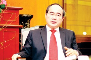 Politburo member and Secretary of the Ho Chi Minh City Party Committee Nguyen Thien Nhan (Photo:SGGP)