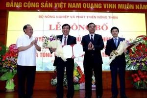 The Ministry of Agriculture and Rural Development holds a ceremony to introduce the General Department of Natural Disaster Prevention and Control