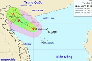 Typhoon “MUN” approaches mainland from Quang Ninh to Hai Phong