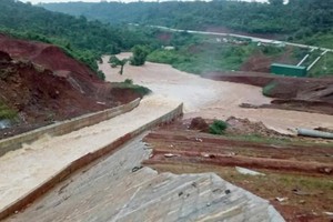 Dak Nong province faces imminent risk of the hydropower dam collapse.