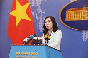 The Vietnamese Foreign Ministry’s spokeswoman Le Thi Thu Hang