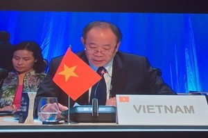Vietnamese Ambassador to France Nguyen Thiep at the event (Photo: baochinhphu)