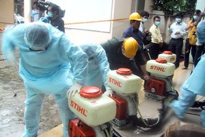 Five tonnes of disinfectant provided to aid coronavirus fight