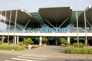 Can Tho airport receives three flights carrying over 600 passengers from RoK