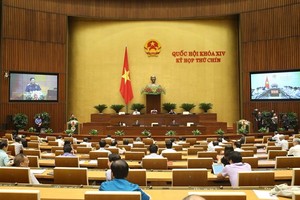 The NA's ninth session will be held online from May 20 to 29, and deputies will gather at the NA building in Hanoi for plenary meetings from June 8 to 18 (Photo: VNA)