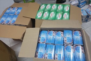 29,000 facemasks inside 11 carton boxes are seized