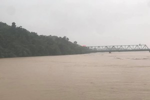 Water levels on Thao River in Lao Cai and Yen Bai provinces are rising rapidly 