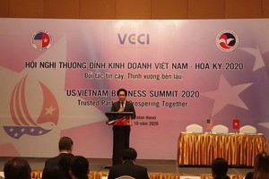 VCCI President Vu Tien Loc at the event (Photo: VNA)