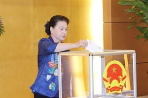 NA Chairwoman Nguyen Thi Kim Ngan at the event (Photo: VNA)