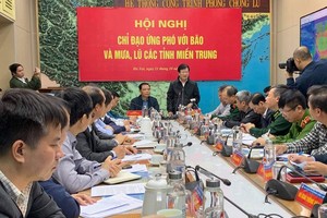 A meeting of the National Committee for Incident and Disaster Response and Search and Rescue about rescue operations as well as dealing with newly-formed storm Saudel