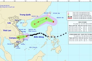 New storm Atsani forms in the northeast of Philippines as of this early morning