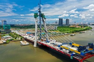 Thu Thiem 2 Bridge Construction Project