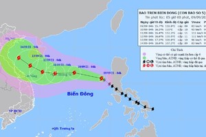 Eye of Conson about 780 kilometers far from Paracel Islands 