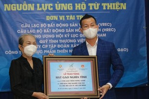 Ten tons of rice, US$4,446 in cash given to orphans