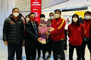 Women’s football team arrives in India for Asian Cup finals