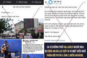 Information about Russian singer arrest in Da Lat is fake news