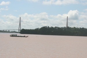 Mekong River water level rises, La Nina lasts through May