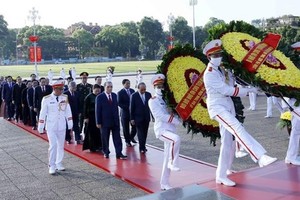 Party, State leaders pay homage to martyrs