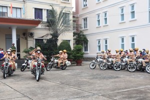 Thu Duc City Police launches peak month of ensuring security, social order