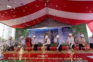 Social housing project starts works in District 7, HCMC