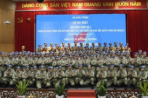 Vietnam’s second UN peacekeeping unit unveiled in Hanoi 