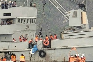 Ha Long Bay helicopter crash victims found