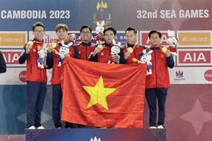 SEA Games 32: Vietnam men's gymnastics team wins gold
