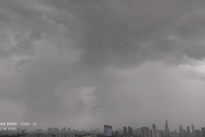 Thundery rains increase in Southern region in afternoons, evenings