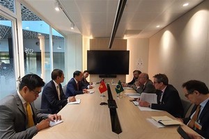 Vietnamese Foreign Minister meets officials of Brazil, France, EC, Canada 
